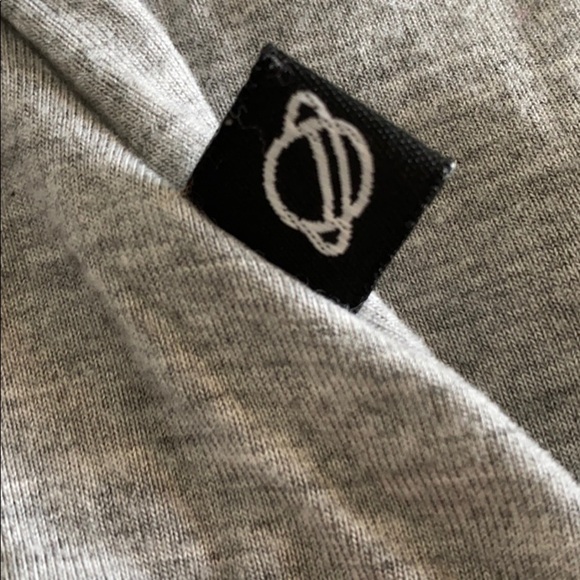 Terez Little Girls Twist Front Tank in Grey - Picture 5 of 5